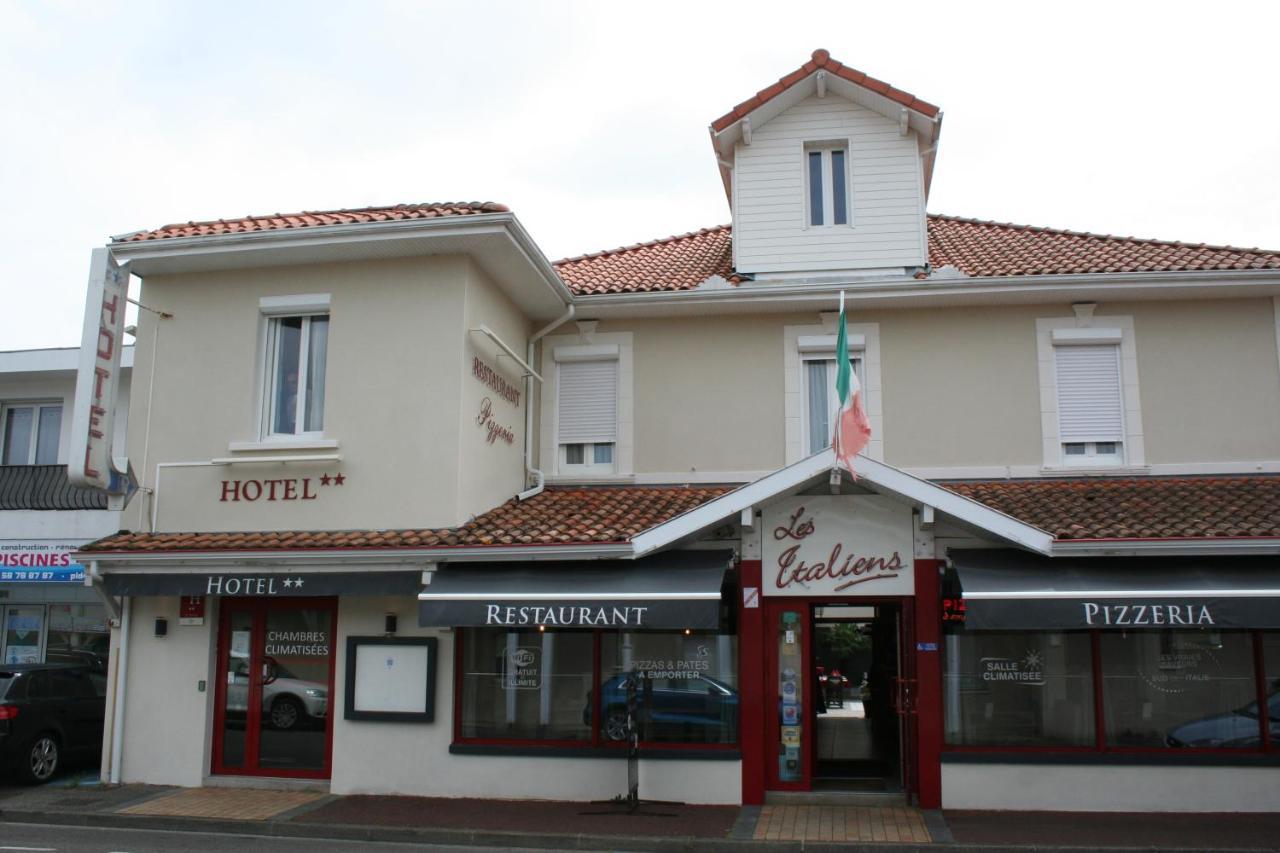 Hôtel Les Italiens Biscarrosse Exterior foto