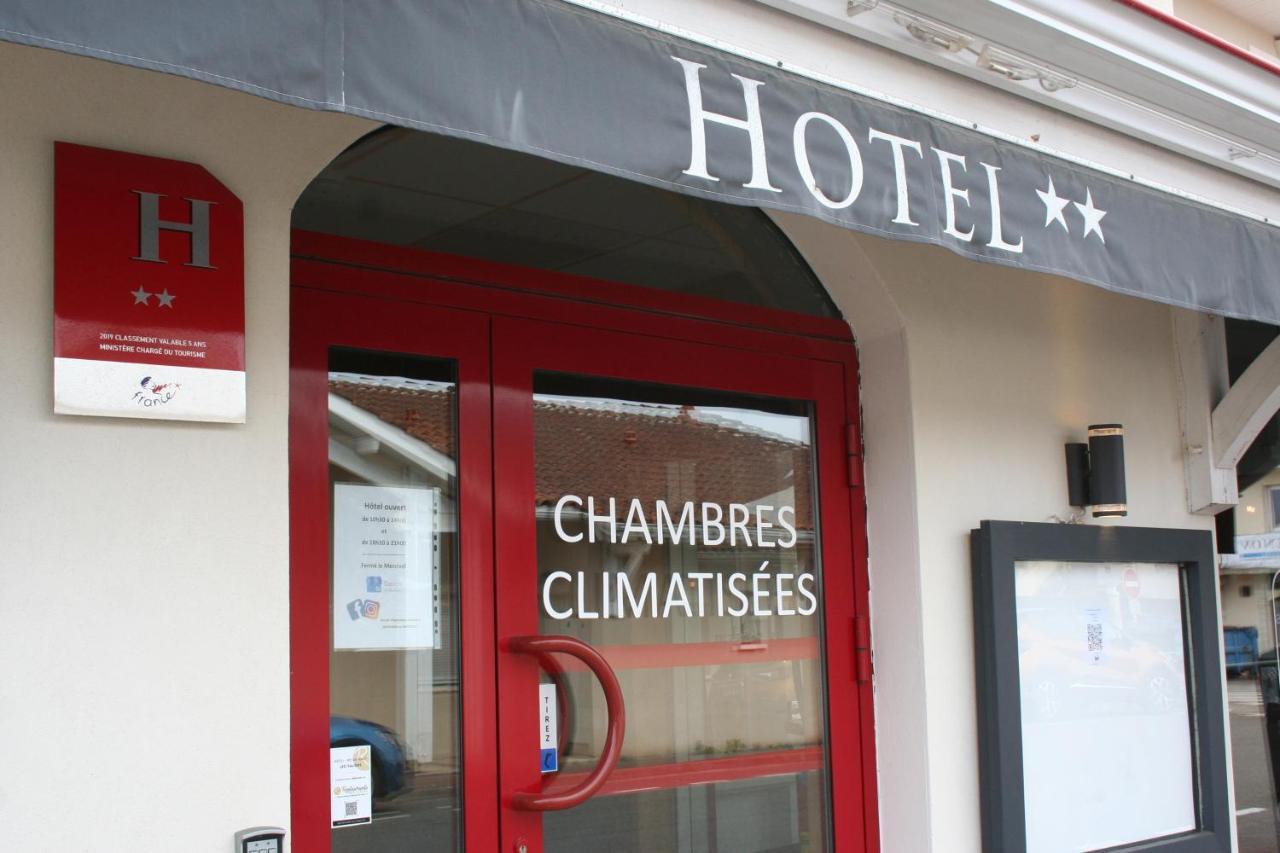Hôtel Les Italiens Biscarrosse Exterior foto